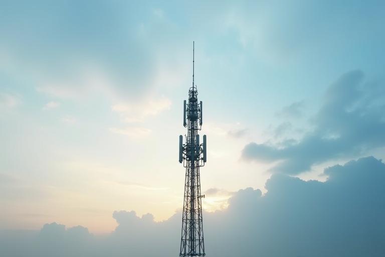 Torre de transmissão de radiodifusão